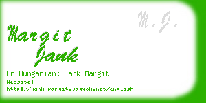 margit jank business card